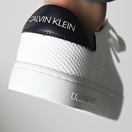 Calvin Klein - Baskets Cupsole Sneaker Lace Up 0083 Bright White