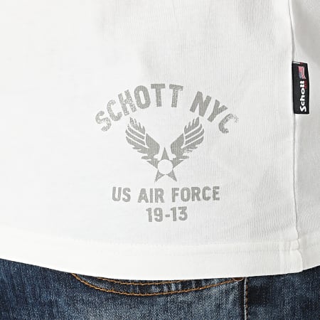 Schott NYC - Tee Shirt Darren 21 Ecru