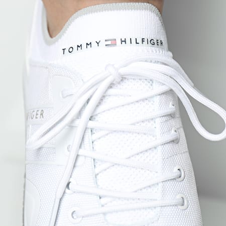 Tommy Hilfiger - Baskets Iconic Sock Knit Runner 3615 White