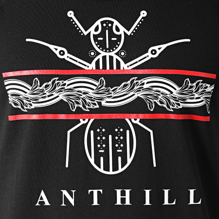Anthill - Débardeur Big Leaf Logo Noir Blanc Rouge