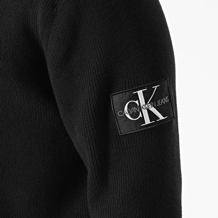 Calvin Klein - Veste Zippée Capuche Textured Zip Through 8400 Noir