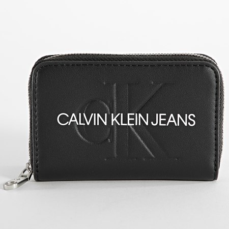Calvin Klein - Portafoglio donna Accordeon Zip Around 7229 Nero