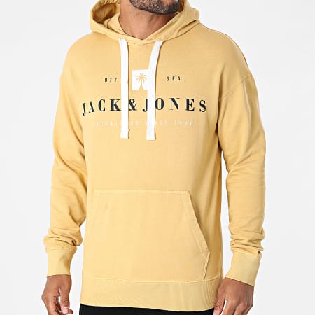 Jack And Jones - Sudadera con capucha amarilla Tahoe