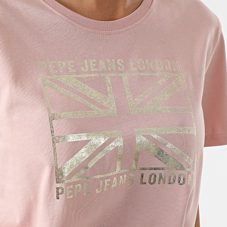 Pepe Jeans - Tee Shirt Femme Zeldas Rose