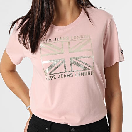 Pepe Jeans - Maglietta Zeldas rosa da donna