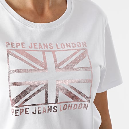 Pepe Jeans - Tee Shirt Femme Zeldas Blanc