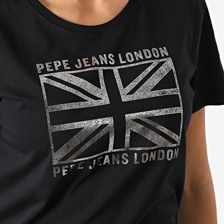 Pepe Jeans - Camiseta mujer Zeldas Negra