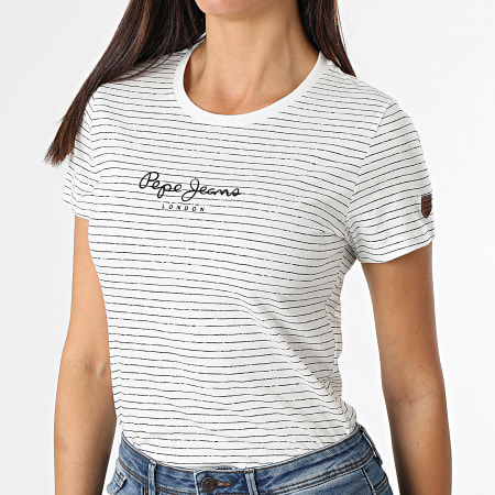 Pepe Jeans - Tee Shirt Femme Mahsa Blanc