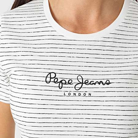 Pepe Jeans - Tee Shirt Femme Mahsa Blanc