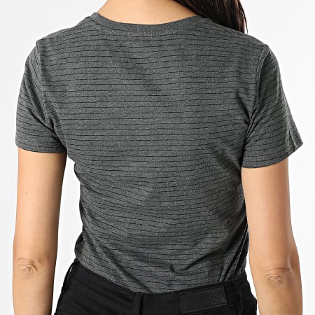 Pepe Jeans - Tee Shirt Femme Mahsa Gris Anthracite