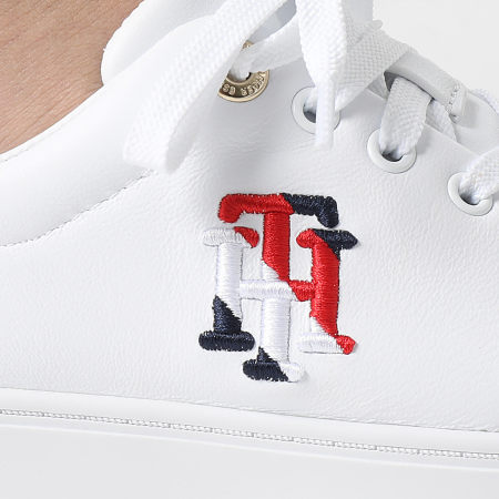 Tommy Hilfiger - Baskets Femme Monogram Casual Sneaker 5794 White
