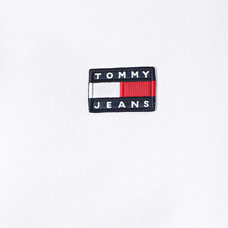 Tommy Jeans - Sweat Crewneck Femme Tommy Center Badge 0402 Blanc