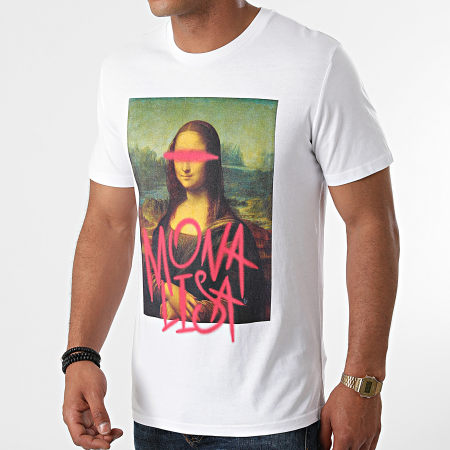 Luxury Lovers - Tee Shirt Mona Lisa Blanc
