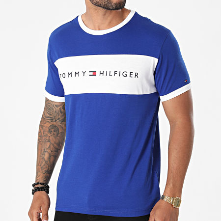 Tommy Hilfiger - CN Logo Flag Camiseta 1170 Azul Real