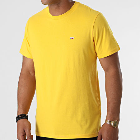 Tommy Jeans - Tee Shirt Classic Jersey 9598 Jaune