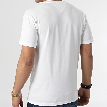 Tommy Jeans - Tee Shirt Small Text 9701 Blanc