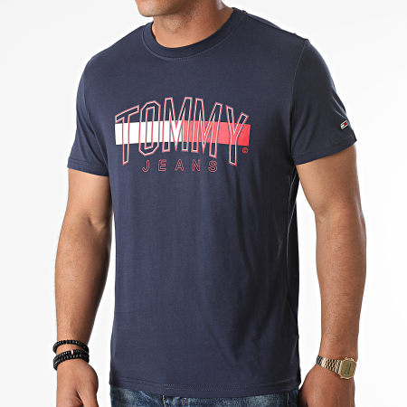 Tommy Jeans - Camiseta Bandera Tommy 9717 Azul Marino