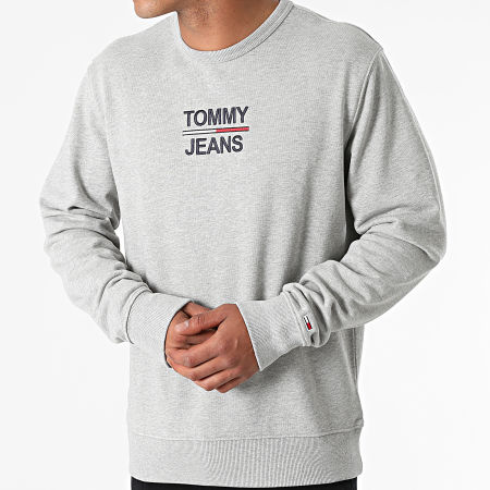 Tommy Jeans - Sweat Crewneck TJM Essential 0910 Gris Chiné