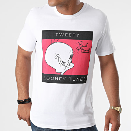 Looney Tunes - Tee Shirt Selfie Titi Blanc