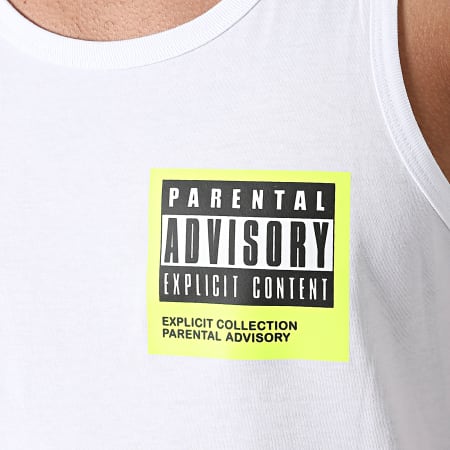 Parental Advisory - Débardeur Collection Blanc