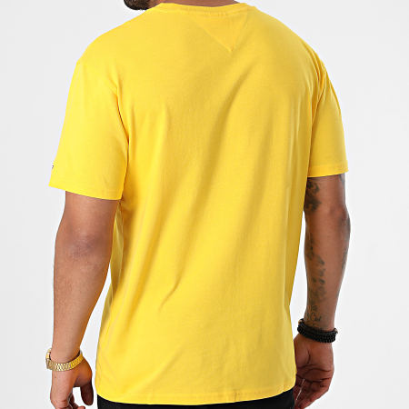 Tommy Jeans - Tee Shirt Small Text 9701 Jaune