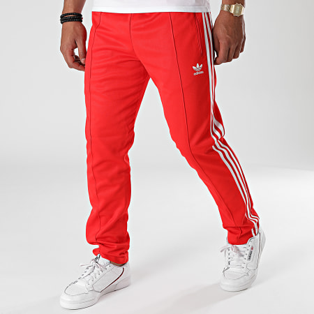 Adidas Originals - Pantalon Jogging A Bandes Beckenbauer H09114 Rouge