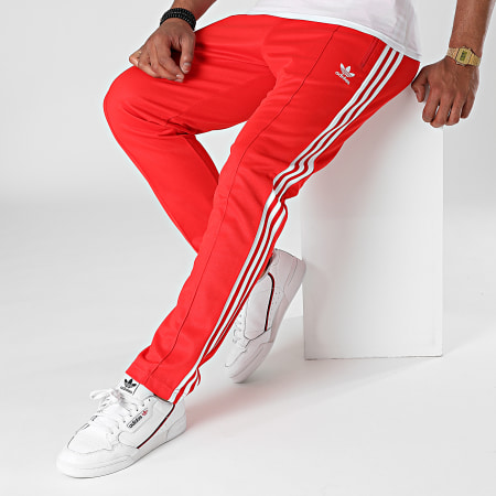 Adidas Originals - Pantalon Jogging A Bandes Beckenbauer H09114 Rouge
