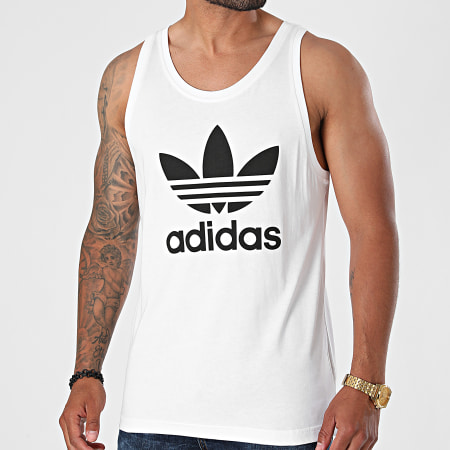 Adidas Originals - Camiseta de tirantes Trefoil H06636 Blanca