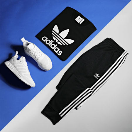 Adidas Originals - Tee Shirt Trefoil H06643 Noir - LaBoutiqueOfficielle.com