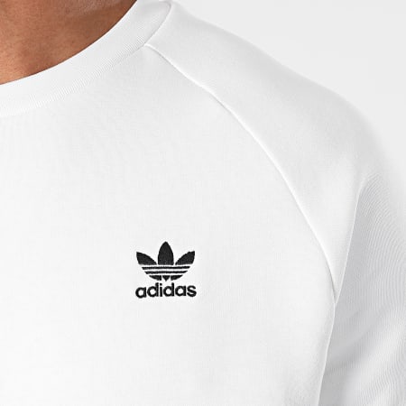 Adidas Originals - Top in felpa essenziale con girocollo H34644 Bianco