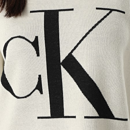 Calvin Klein - Pull Femme CK Loose 6243 Beige