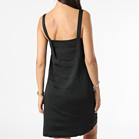 Calvin Klein - Robe Femme Wide Straps Satin 6272 Noir