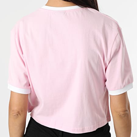 Ellesse - Tee Shirt Crop Femme Derla Rose