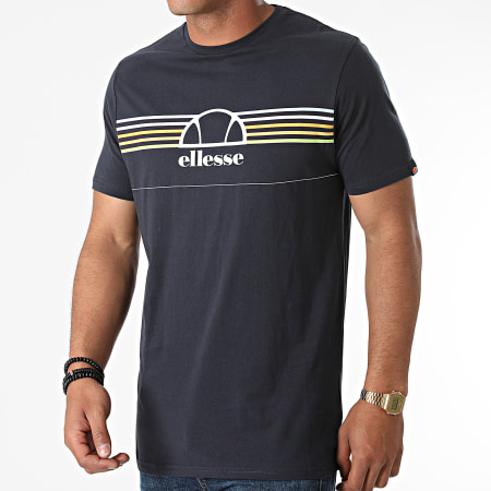Ellesse - Tee Shirt Lentamente SHJ11918 Bleu Marine