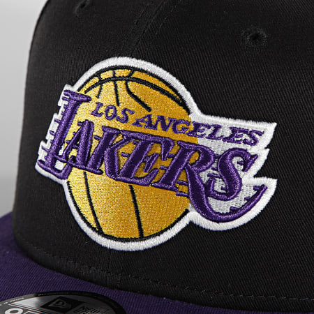New Era - Casquette Snapback 9Fifty 12122724 Los Angeles Lakers Noir Violet