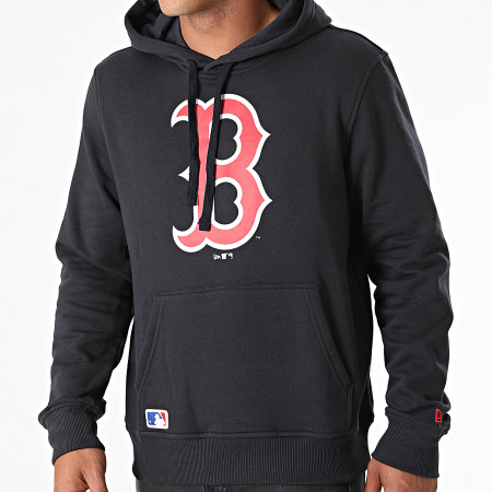 New Era - Felpa con cappuccio Boston Red Sox 11421874 blu navy