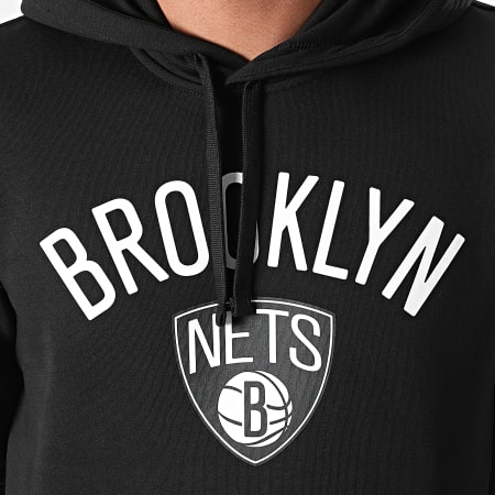 New Era - Sweat Capuche Team Logo Brooklyn Nets 11530762 Noir