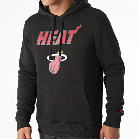 New Era - Sweat Capuche Miami Heat Team Logo 11530757 Noir