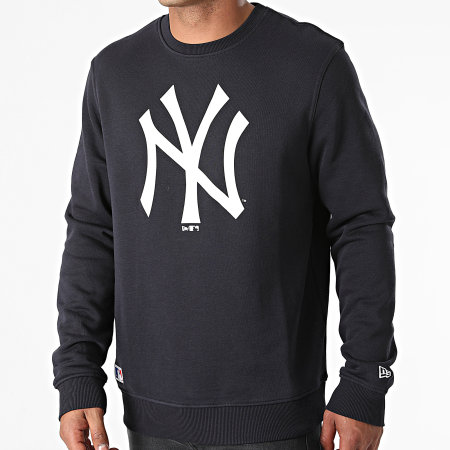 New Era - Felpa girocollo New York Yankees Logo 11204078 Blu navy