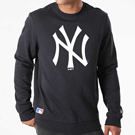 New Era - Sudadera con cuello redondo New York Yankees Team Logo 11204078 Azul Marino