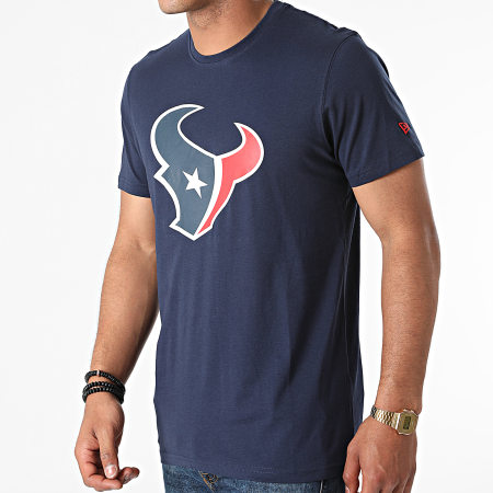 New Era - Tee Shirt Team Logo Houston Texans 11073667 Bleu Marine