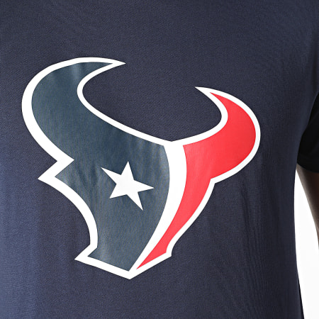 New Era - Tee Shirt Team Logo Houston Texans 11073667 Bleu Marine