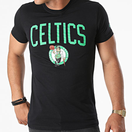 New Era - Maglietta con logo della squadra dei Boston Celtics 11546157 Nero