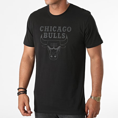 New Era - Camiseta Team Logo Chicago Bulls 11546155 Negro
