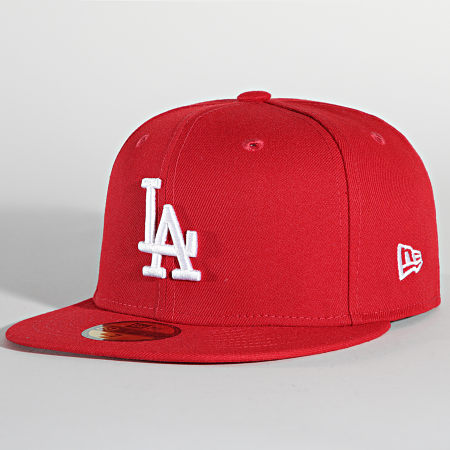 New Era - Gorra 59Fifty MLB Basic 10047498 Los Angeles Dodgers Rojo