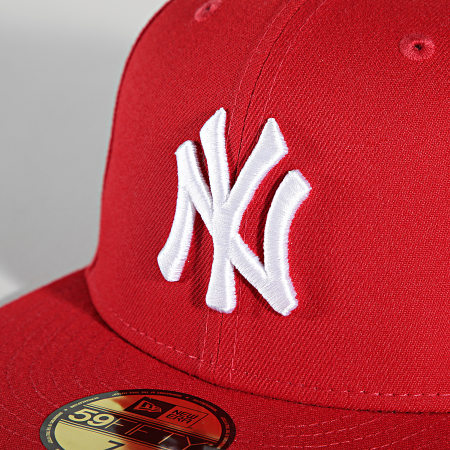 New Era - Casquette Fitted 59Fifty MLB Basic 10011573 New York Yankees Rouge