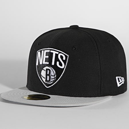 New Era - Casquette Fitted 59Fifty NBA Basic 10862335 Brooklyn Nets Noir