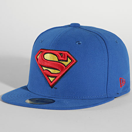 New Era - Casquette Fitted 59Fifty Character Basic 10862337 Superman Bleu Roi
