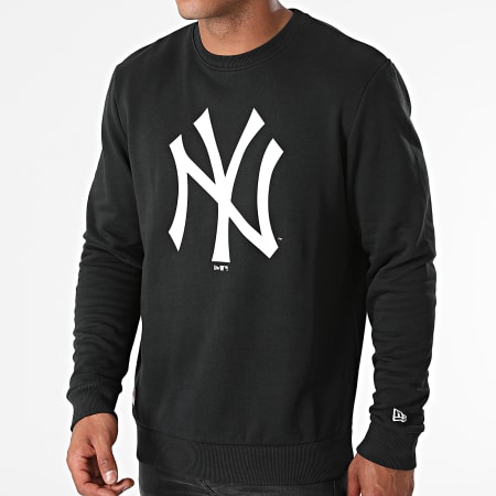 New Era - Felpa girocollo con logo della squadra New York Yankees 11863705 Nero