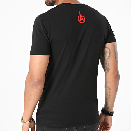 Sale Môme Paris - Camiseta Logo Negro Rojo